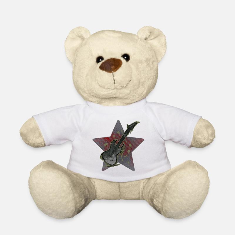 electric guitar - Teddy Bear - white
