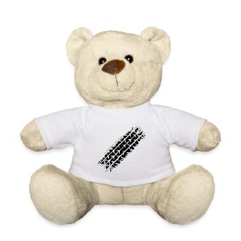tire tread - Teddy Bear - white - Front