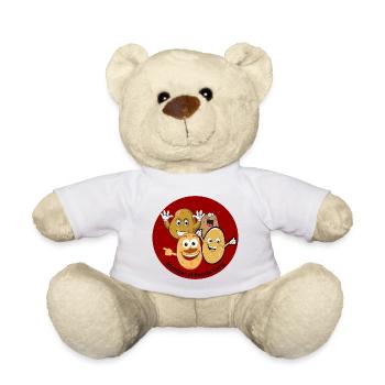 Member of potato gang - Teddy Bear - white - Front
