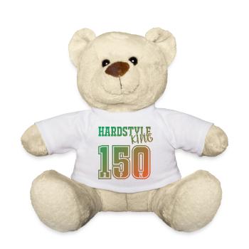Festival Shirt · Hardstyle King · Musik Geschenk - Teddy - Weiß - Vorne