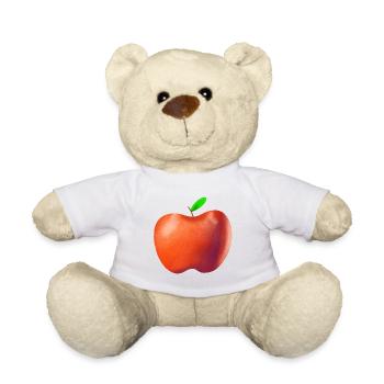 Belle pomme - Nounours - blanc - Devant