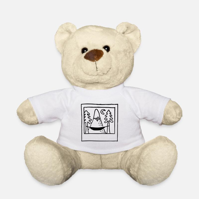 Hängematte in den Bergen - schwarz - Teddy - Weiß