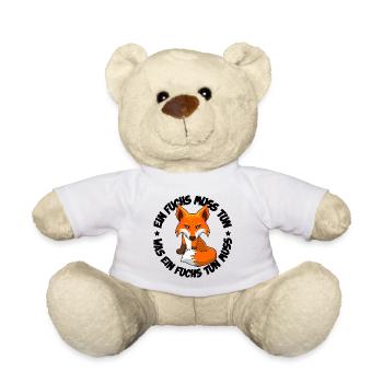 Ein Fuchs muss tun was ein Fuchs tun muss - Teddy - Weiß - Vorne