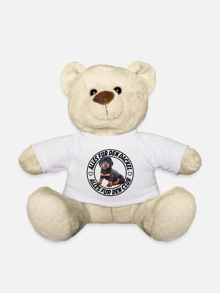 Alles für den Dackel Alles für den Club - Teddy - Weiß