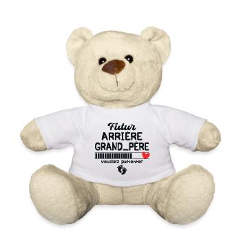 Future Arrière Grand Père En 2023 - Nounours - blanc - Devant