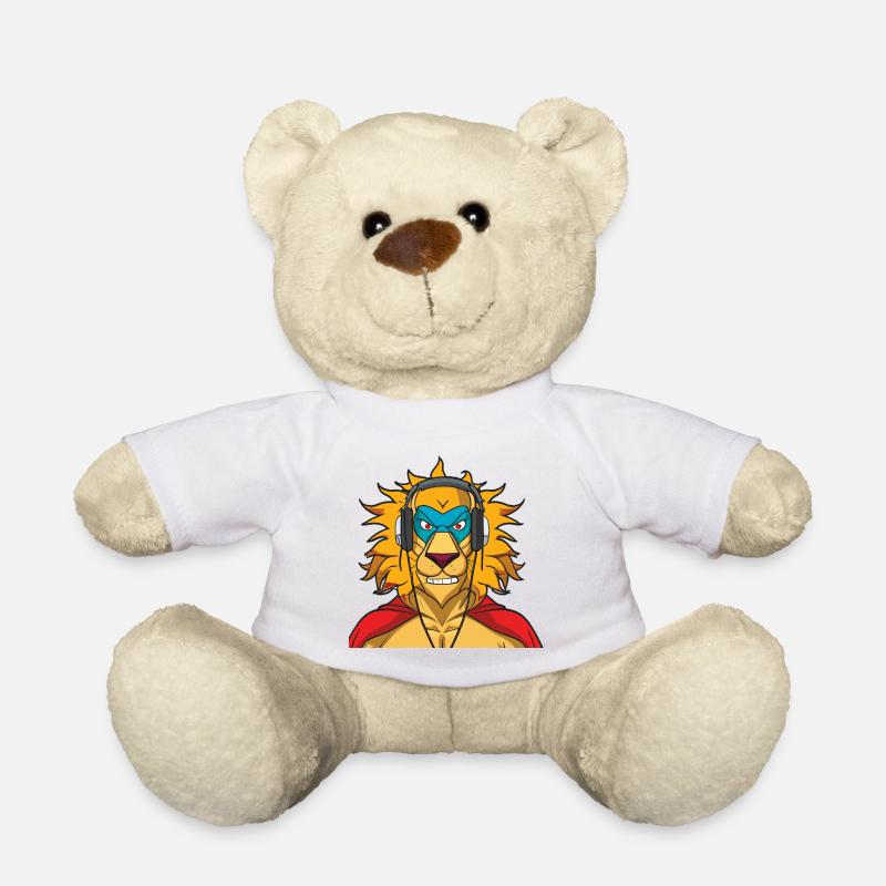 Super Lion - Nounours - blanc
