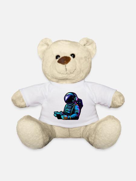 Gamer Astronaut - Teddy - Weiß