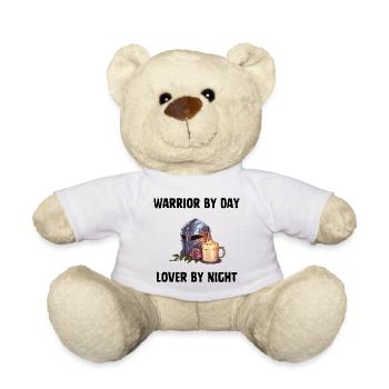 Krieger bei Tag, Liebhaber bei Nacht - Teddy - Weiß - Vorne