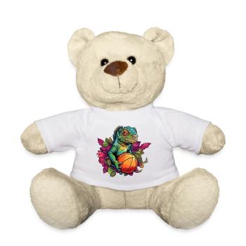 Basket-ball caméléon - Nounours - blanc - Devant