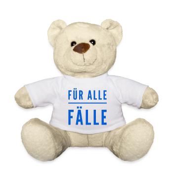 ich bin bedacht - Teddy - Weiß - Vorne