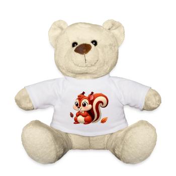 écureuil 9 - Nounours - blanc - Devant