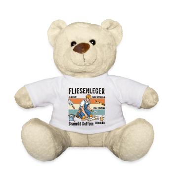 Der Fliesenleger - Teddy - Weiß - Vorne