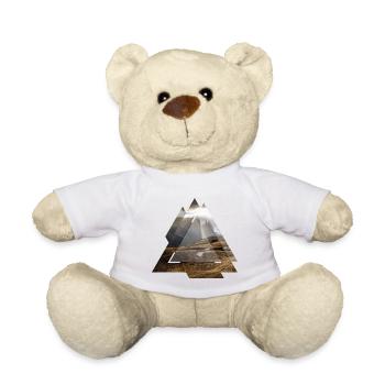 Dreieck Geometrie Landschaft Dolomiten - Teddy - Weiß - Vorne