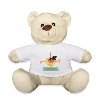 Ich liebe Yoga - Teddy - Weiß - Vorne