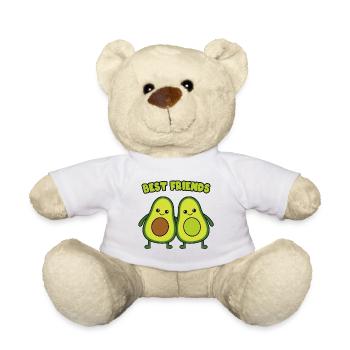 Best friends Avocados - Teddy - Weiß - Vorne
