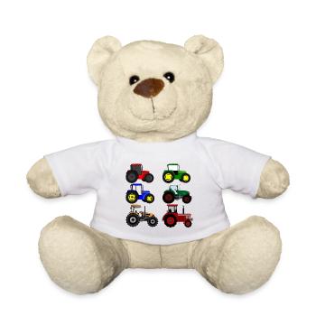 Traktor Agrar I Landwirtschaft Trecker Lohner - Teddy - Weiß - Vorne