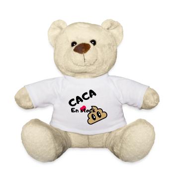 Le Caca en stock - Nounours - blanc - Devant