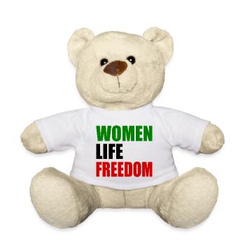 Women life freedom iran - Nounours - blanc - Devant