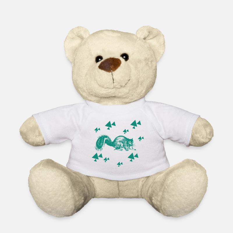 Écureuil - rongeur - Nounours - blanc