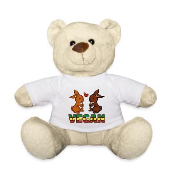 Lapins Vegan / Vegan / Lapin / Vegan - Nounours - blanc - Devant