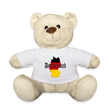 Deutschland Design - Teddy - Weiß - Vorne