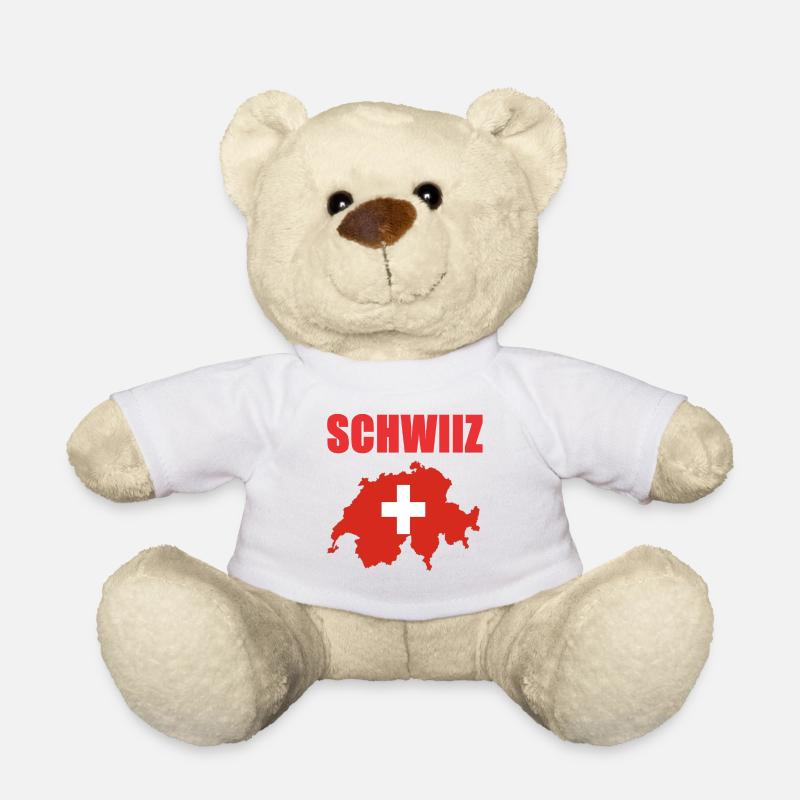 Schweiz Design - Teddy - Weiß