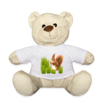 Conception de l’écureuil - Nounours - blanc - Devant