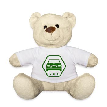 Auto - Bus - Oldtimer - Nostalgisch - Teddy - Weiß - Vorne