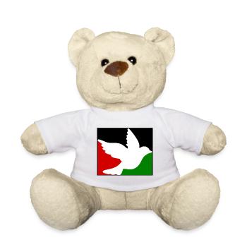 Free palestine Dove of peace - Teddy Bear - white - Front