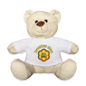 Legendary since June 1961 Geburtstag Retro - Teddy - Weiß - Vorne