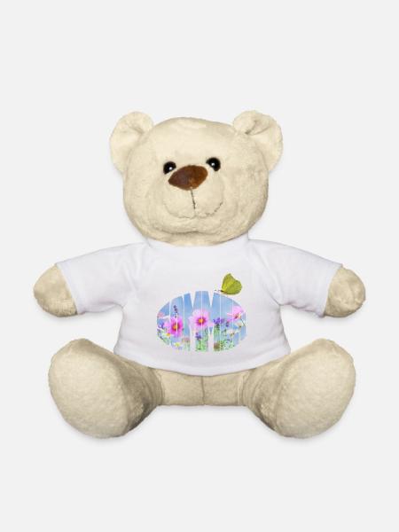 Sommer wiese mit zitronenfalter - Teddy - Weiß