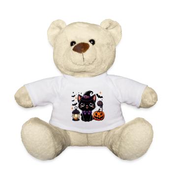 Kitty Spooky halloween v7 - Nounours - blanc - Devant