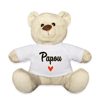 PAPUAN. DAD. FATHER'S DAY. HAPPY FATHER'S DAY - Teddy Bear - white - Front