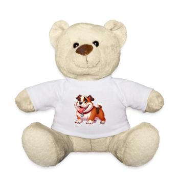 Englischer Bullster 5 - Teddy - Weiß - Vorne