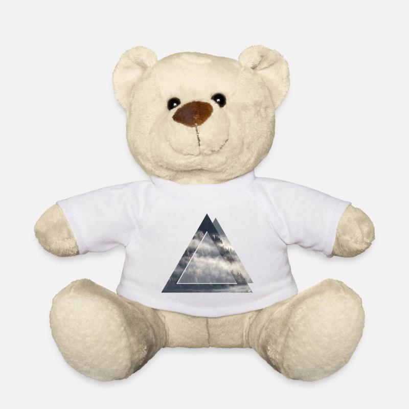 triangle - Nounours - blanc