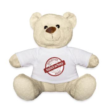 Witziger Spruch Ausser Betrieb - Teddy - Weiß - Vorne
