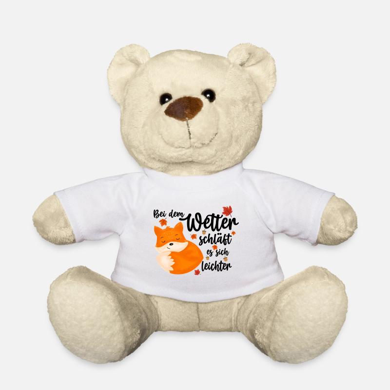 Herbst Wetter - Teddy - Weiß