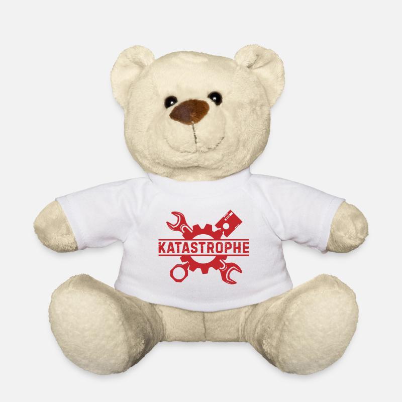 Katastrophe Geschenk Mechaniker Kfz Auto Garage - Teddy - Weiß