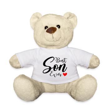 Best Son Ever - Teddy Bear - white - Front
