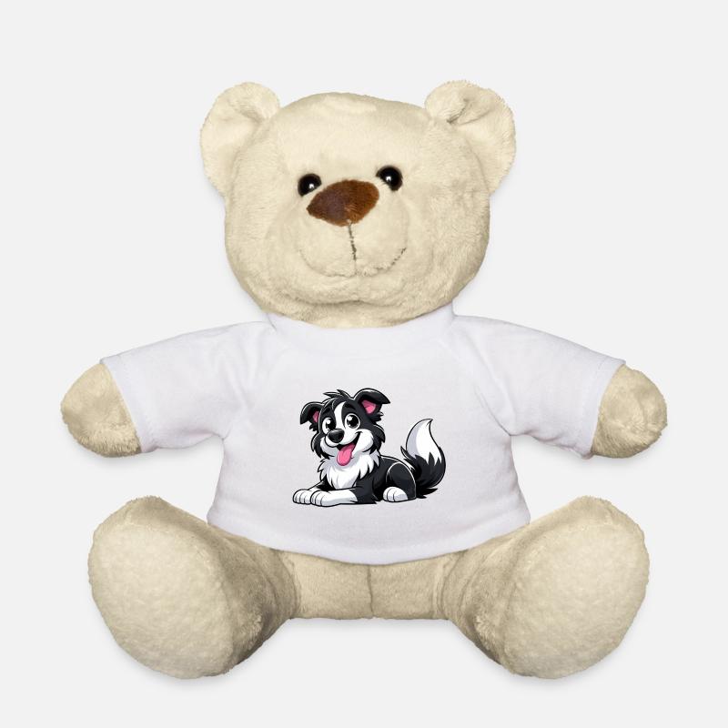 Border Collie 4 - Teddy - Weiß