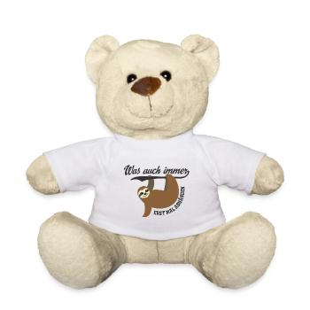 Faultier - Teddy - Weiß - Vorne