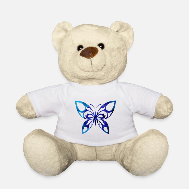 Schmetterling - Teddy - Weiß