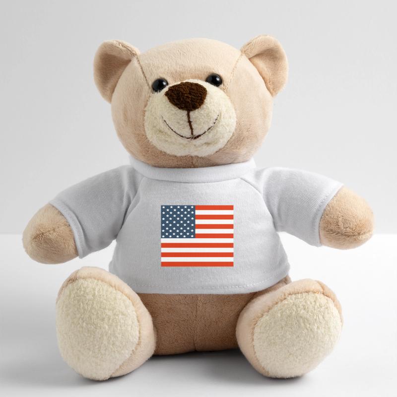 Étoiles et rayures du drapeau des États-Unis Nounours