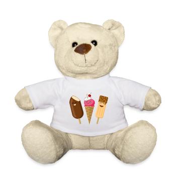 Eis dreierlei - Teddy - Weiß - Vorne