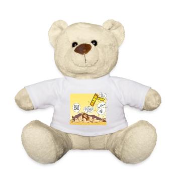 Maskotti Familienchaos in der Wildnis - Teddy - Weiß - Vorne