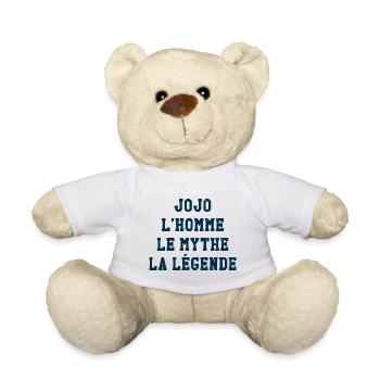 Jojo l'homme le mythe la légende - Nounours - blanc - Devant