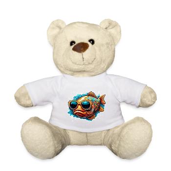 Fish / Animal / Aquarium / Water / Pond / Lake - Teddy Bear - white - Front