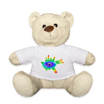 Amibe - couleur - Nounours - blanc - Devant