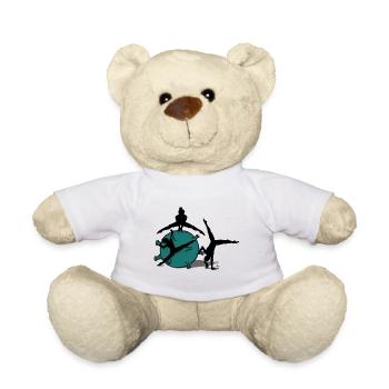 Gymnastique Corona Sport Handstand Acrobaties - Nounours - blanc - Devant