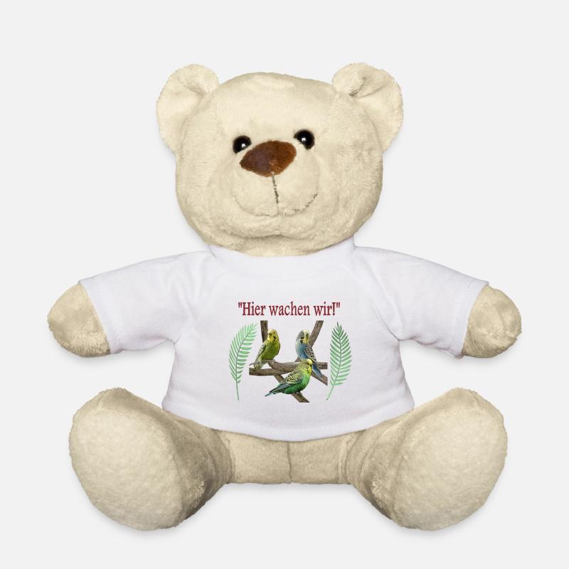 Wellensittiche - Teddy - Weiß